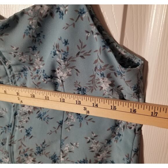 DBY Ltd Sleeveless Straps Floral Pattern Dress 90s Y2K Spring Sz 13/14 Sku - Picture 5 of 5